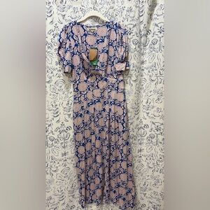 Boden Kristen pleated jersey dress